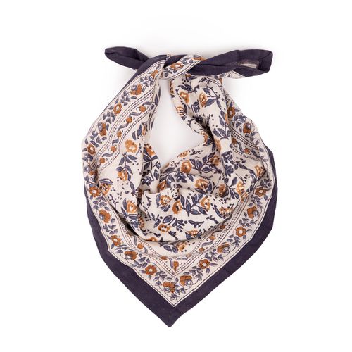 Piccolo Foulard Cotone Mayli Orage - bindi atelier - Modalova