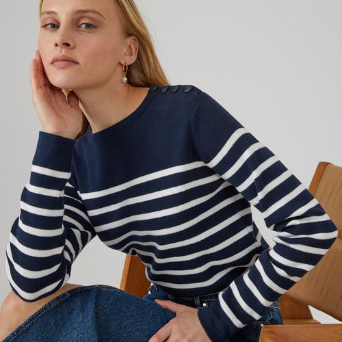 Pull alla marinara cotone Bio - LA REDOUTE COLLECTIONS - Modalova