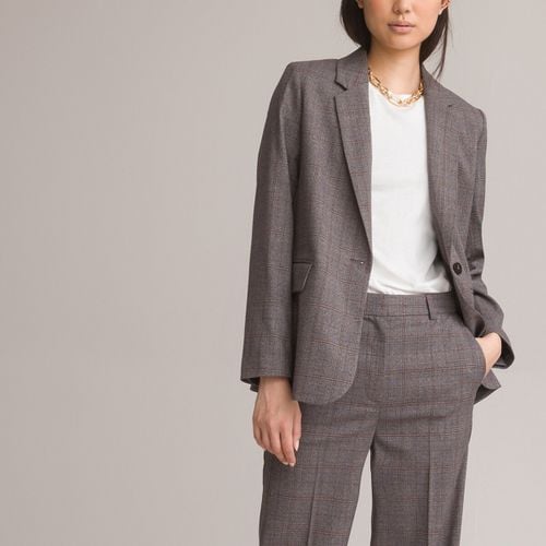 Blazer taglio dritto a quadri - LA REDOUTE COLLECTIONS - Modalova