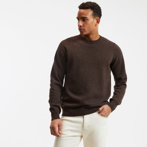 Pull Girocollo In Pura Lana D'agnello Uomo Taglie S - la redoute collections - Modalova