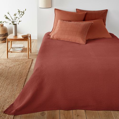 Copriletto Cotone Lavato, Waffle Taglie 180 x 230 cm - la redoute interieurs - Modalova