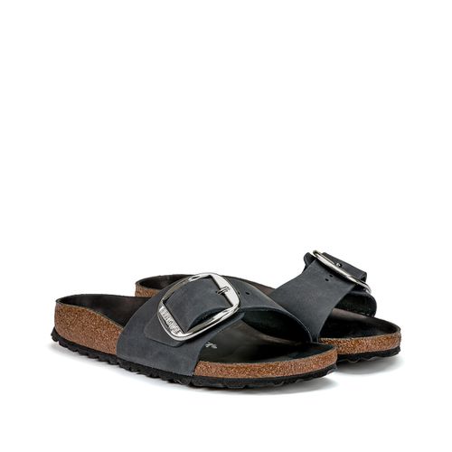 Sabot Pelle Ingrassata Madrid Big Buckle Donna Taglie 39 - birkenstock - Modalova