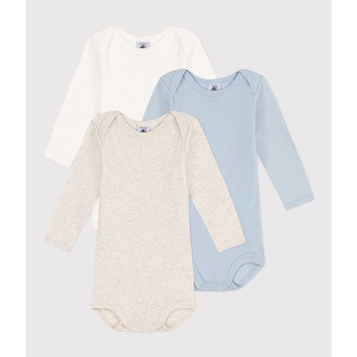 Confezione da 3 body maniche lunghe - PETIT BATEAU - Modalova