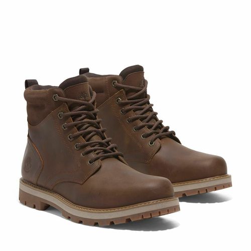 Stivali pelle con lacci Britton Road Mid Lace Up - TIMBERLAND - Modalova