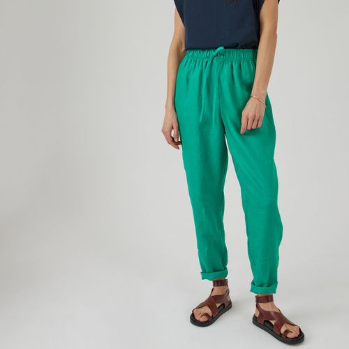 Pantaloni jogpant in lino - LA REDOUTE COLLECTIONS - Modalova