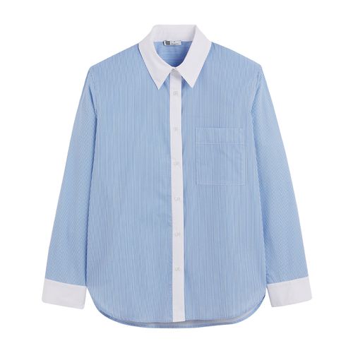 Camicia a righe, maniche lunghe - JULIE DE LIBRAN x LA REDOUTE - Modalova