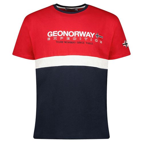 T-shirt Mc Bicolore Girocollo Jdouble - geographical norway - Modalova