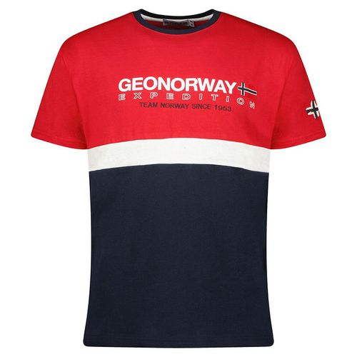 T-shirt MC bicolore girocollo Jdouble - GEOGRAPHICAL NORWAY - Modalova