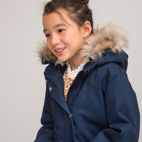 Parka Caldo Con Cappuccio, Fodera Sherpa Bambina Taglie 3 anni - 94 cm - la redoute collections - Modalova