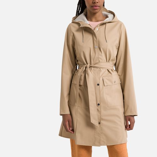 Trench Lungo Cintura Cerniera Curve W Jacket Donna Taglie XS - rains - Modalova