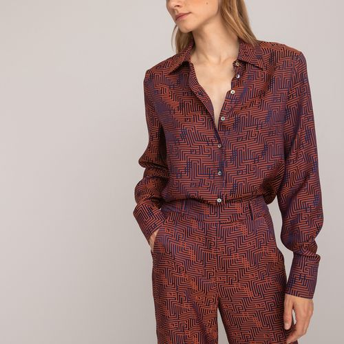 Camicia A Maniche Lunghe, Stampa Geometrica Donna Taglie 38 - la redoute collections - Modalova