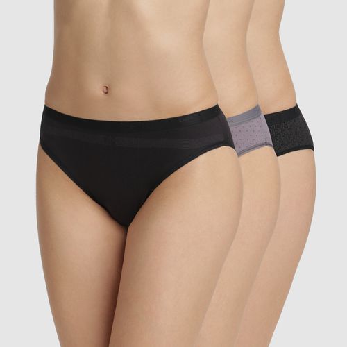 Confezione da 3 slip in cotone elasticizzato Les Pockets - DIM - Modalova