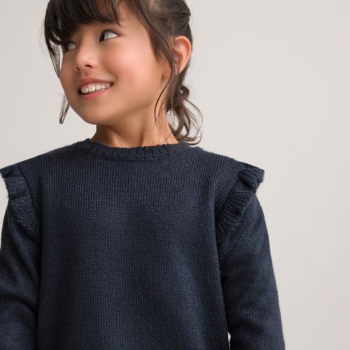 Pull Con Volant 3 - 12 Anni Bambina Taglie 12 anni - 150 cm - la redoute collections - Modalova