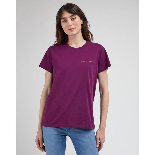 T-shirt Maniche Corte, Logo Davanti Donna Taglie XS - lee - Modalova