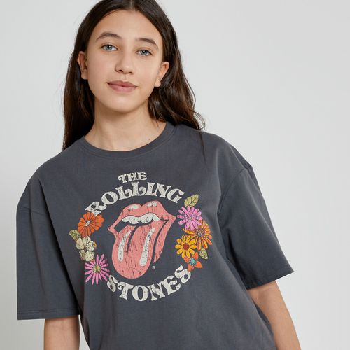 T-shirt Taglio Cropped Bambina Taglie XXXS - rolling stones - Modalova