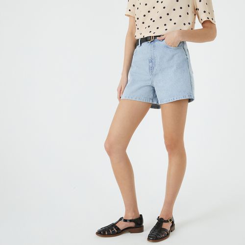 Shorts In Denim, Vita Alta Donna Taglie 34 (FR) - 38 (IT) - la redoute collections - Modalova