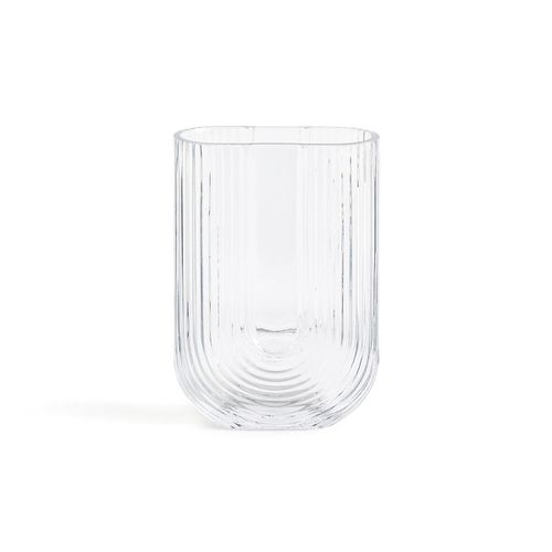 Vaso In Vetro Striato H23,5 Cm, Glasbo - la redoute interieurs - Modalova