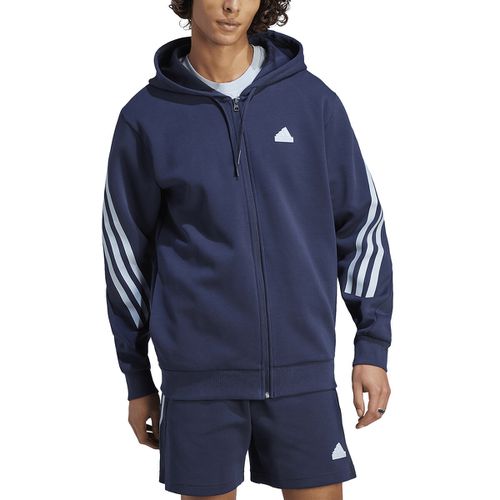 Felpa Cappuccio 3 Bande Future Icons Uomo Taglie L - adidas sportswear - Modalova