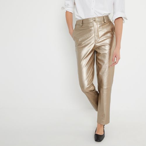 Pantaloni Dritti, In Similpelle Donna Taglie 38 - la redoute collections - Modalova