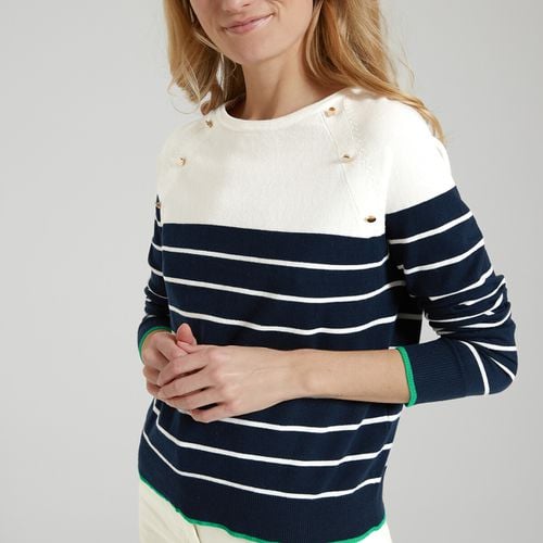 Maglione girocollo a righe sottili - VERO MODA - Modalova