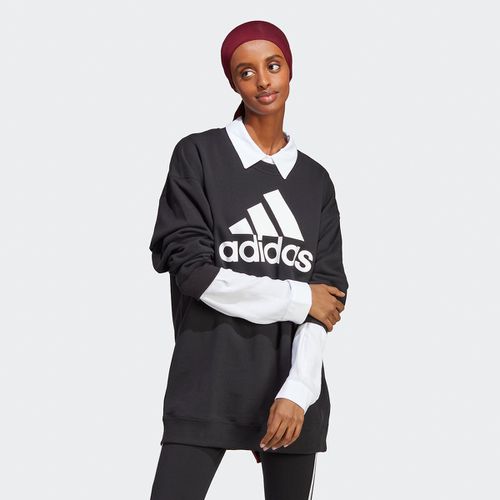 Felpa Ampia Essentials Big Logo Donna Taglie S - adidas sportswear - Modalova