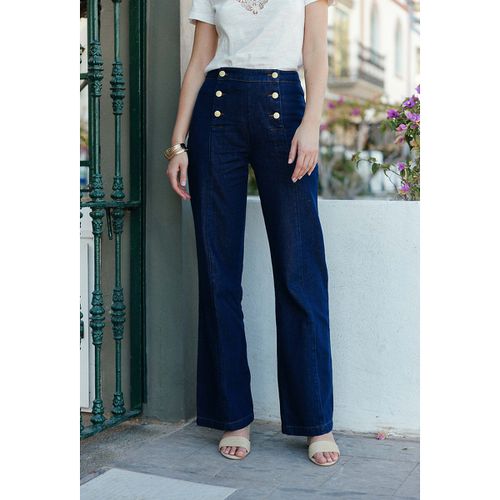 Pantaloni Larghi A Ponte Paula Donna Taglie 40 - la petite etoile - Modalova