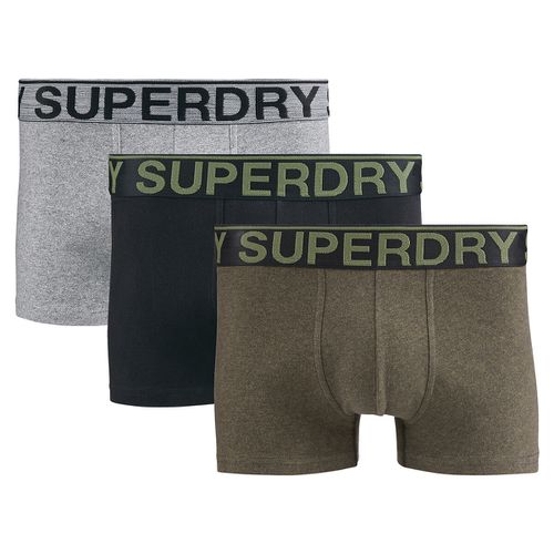 Confezione da 3 boxer tinta unita - SUPERDRY - Modalova