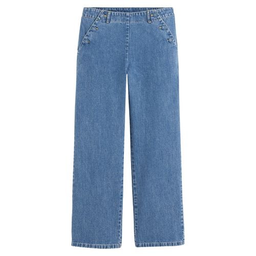 Jeans Dritto A Ponte, Vita Alta Donna Taglie 40 (FR) - 44 (IT) - emile & ida x la redoute - Modalova