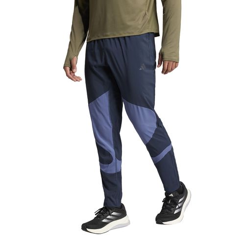 Pantaloni da running bicolore con piccolo logo - adidas Performance - Modalova