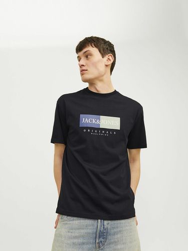 T-shirt Ampia Girocollo Con Logo Uomo Taglie XS - jack & jones - Modalova