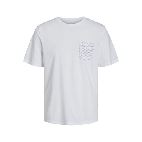 T-shirt girocollo con taschino - JACK & JONES - Modalova