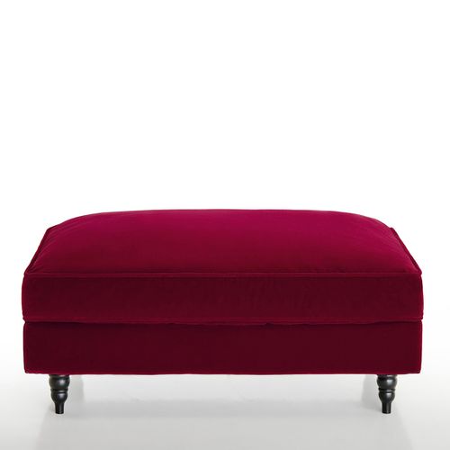 Pouf Velluto Poliestere/cotone, Lipstick - la redoute interieurs - Modalova