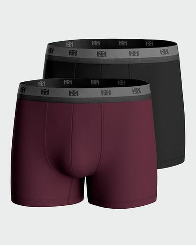 Confezione Da 2 Boxer Tinta Unita Uomo Taglie M - impetus - Modalova