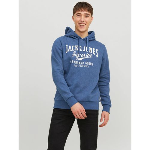 Felpa Con Cappuccio Jjelogo Uomo Taglie L - jack & jones - Modalova