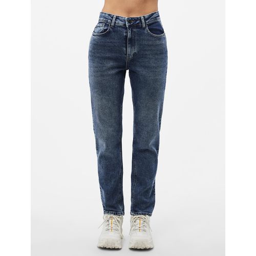 Jeans Dritti, Vita Alta Donna Taglie W25 L30 (US) - 38 (IT) - pieces - Modalova