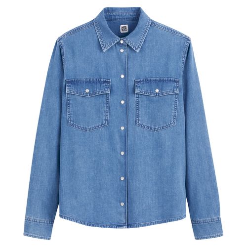 Camicia in denim, maniche lunghe - LA REDOUTE COLLECTIONS - Modalova