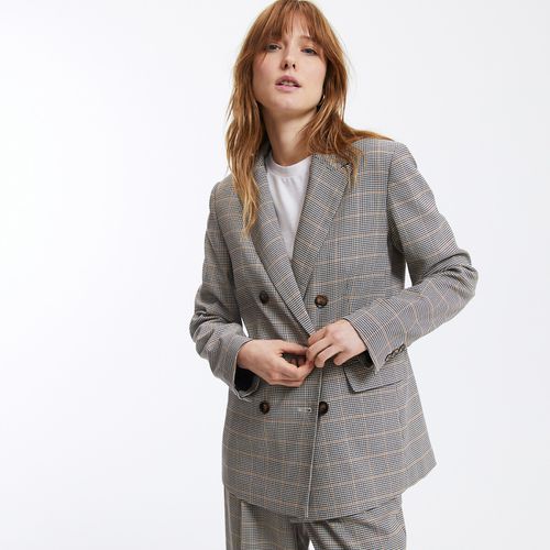 Blazer taglio dritto, a quadri pied-de-poule - LA REDOUTE COLLECTIONS - Modalova