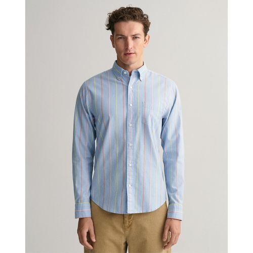 Camicia Dritta A Righe Uomo Taglie S - gant - Modalova