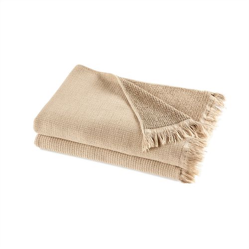 Confezione da 2 asciugamani cotone biologico/lino Nipaly - AM.PM - Modalova