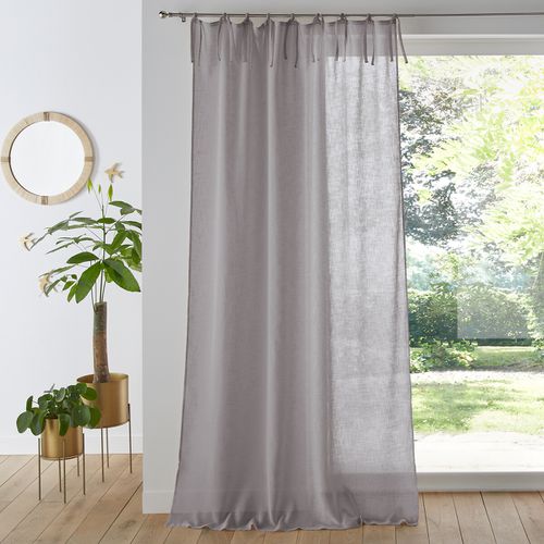 Tenda Effetto Lino Con Laccetti, Nyong Taglie 250 x 140 cm - la redoute interieurs - Modalova