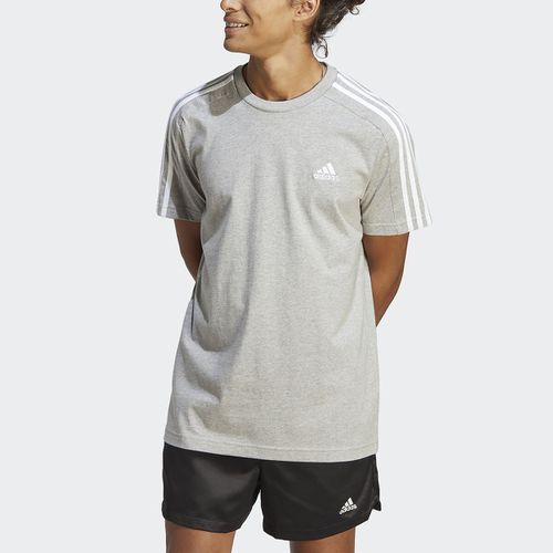 T-shirt In Jersey Con 3 Bande Essentials Uomo Taglie XS - adidas sportswear - Modalova