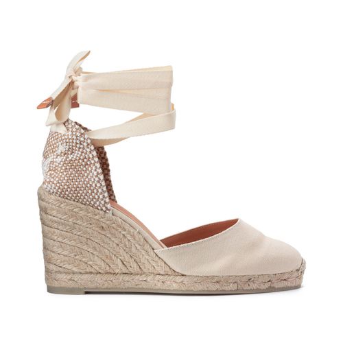 Espadrillas Con Zeppa In Cotone Carina Donna Taglie 38 - castaner - Modalova