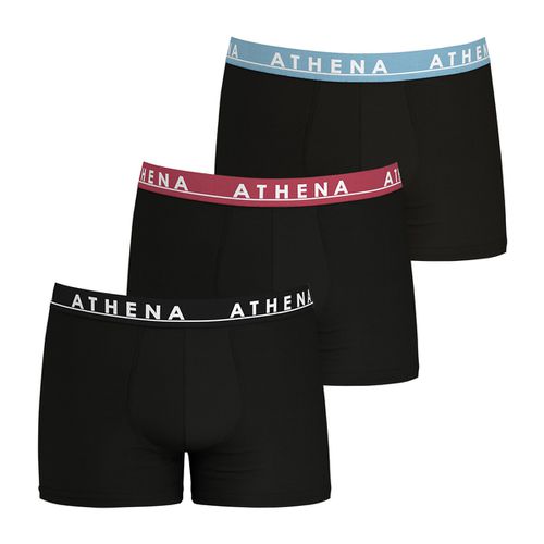 Confezione da 3 boxer tinta unita Easy Color - ATHENA - Modalova