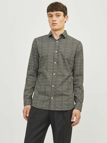 Camicia maniche lunghe con motivi - JACK & JONES - Modalova