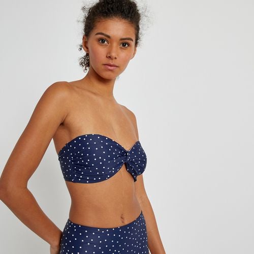 Reggiseno per bikini a fascia a pois - LA REDOUTE COLLECTIONS - Modalova