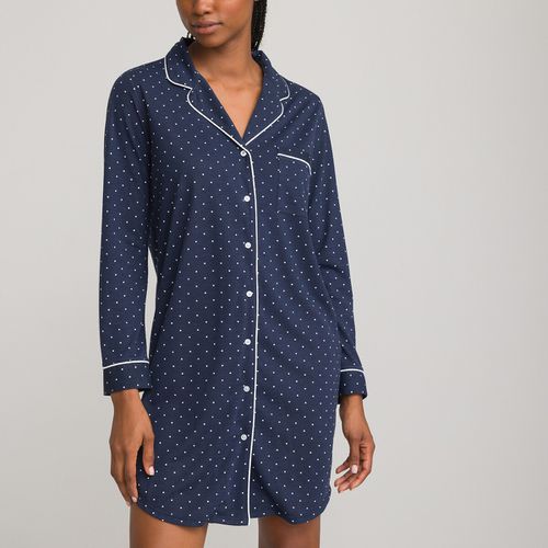 Camicia da notte forma liquette, in maglia - LA REDOUTE COLLECTIONS - Modalova