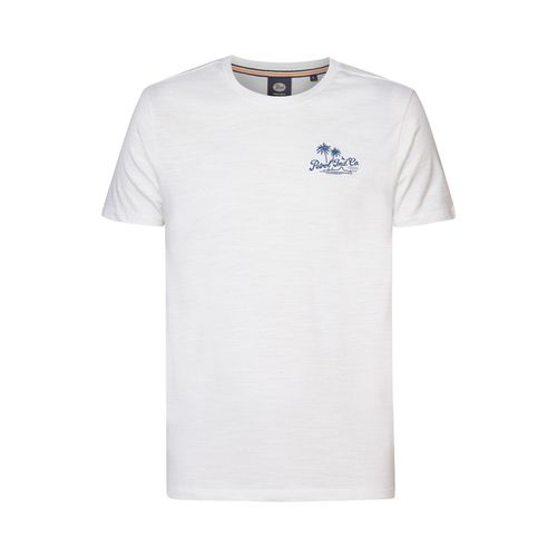 T-shirt girocollo con logo - PETROL INDUSTRIES - Modalova