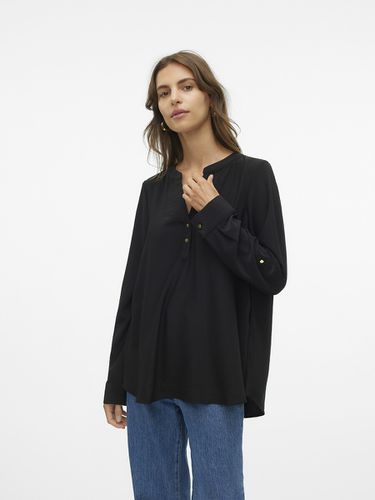 Blusa fluida, scollo a V - VERO MODA - Modalova