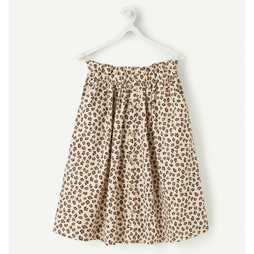 Gonna Lunga Stampa Leopardata Bambina Taglie 2/3 anni - 86/94 cm - tape a l'oeil - Modalova