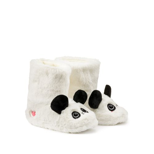 Scarpine Calde Boots Peluche Testa Di Panda Bambina Taglie 26/27 - la redoute collections - Modalova